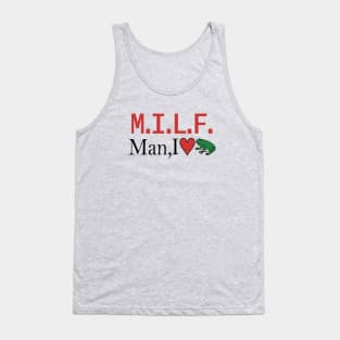 MILF Man I love Frogs Red Tank Top